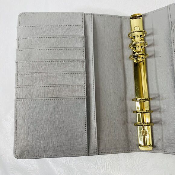 Cloth and Paper Foundations Gray Leather Planner - Picture 9 of 16